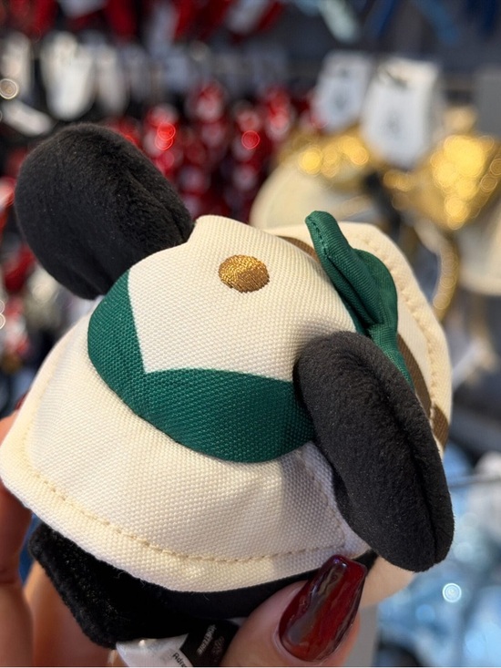 Disney Christmas 2025 Lil Rin Rin Plush Badge Red New